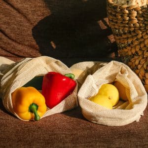 Katoenen Zakje voor Groente en Fruit
