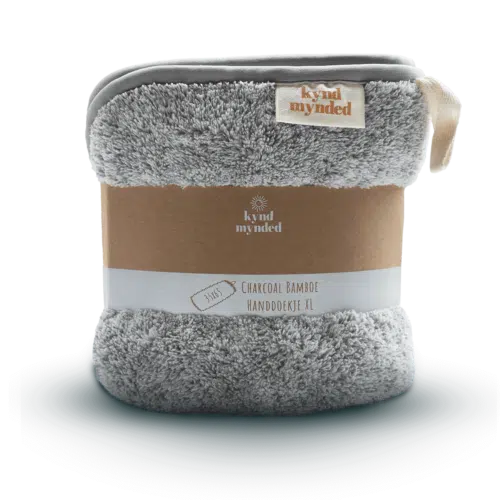 Charcoal Bamboe Handdoekje Kynd Mynded